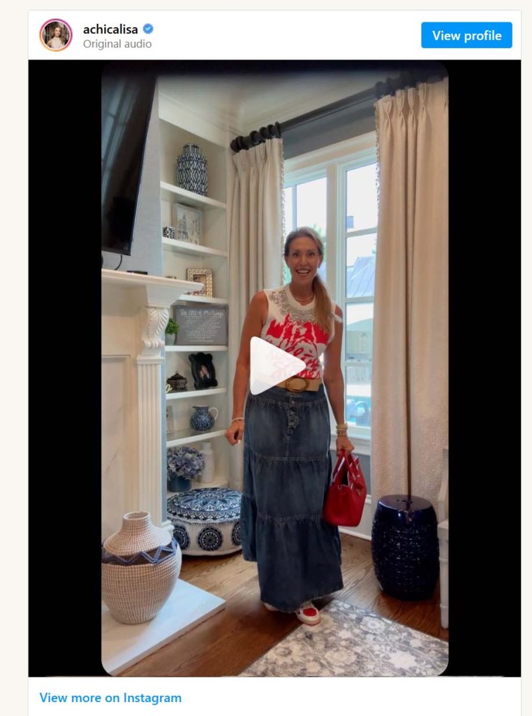 The Jean Maxi Skirt