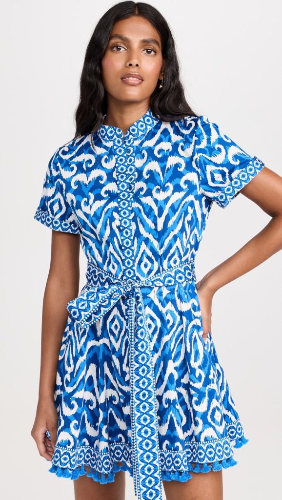 Alice and Olivia’s Lucy Roll Sleeve Mini Shirtdress — Casual Meets Chic