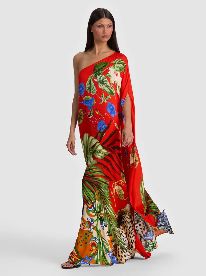 Alice + Olivia one shoulder maxi dress Alice + Olivia one shoulder maxi dress