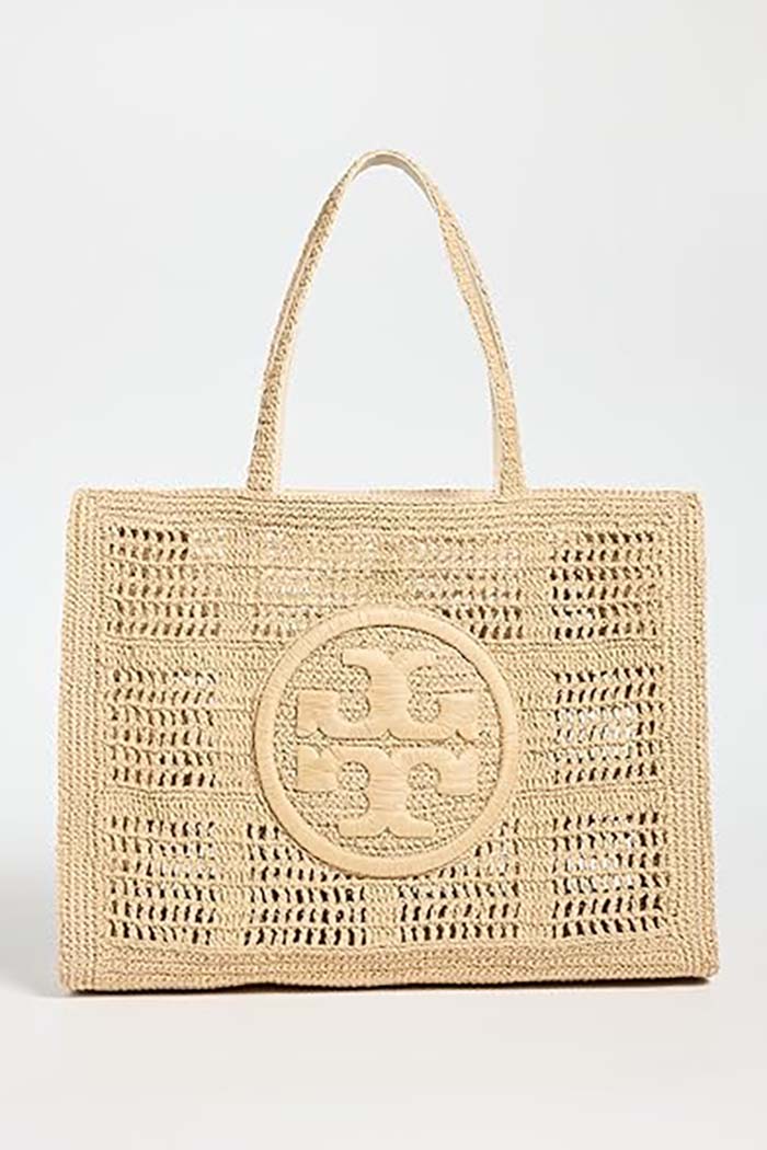 Tory Burch Womens Ella Hand Crocheted Large Tote 