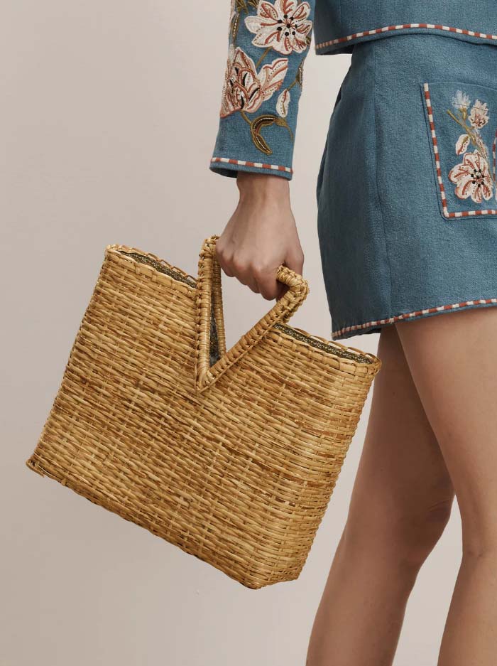 Vesper Basket Tote - Veronica Beard Vesper Basket Tote - Veronica Beard