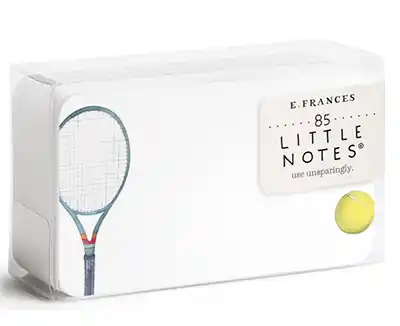 E. Frances Set of 85 Little Notes Tennis